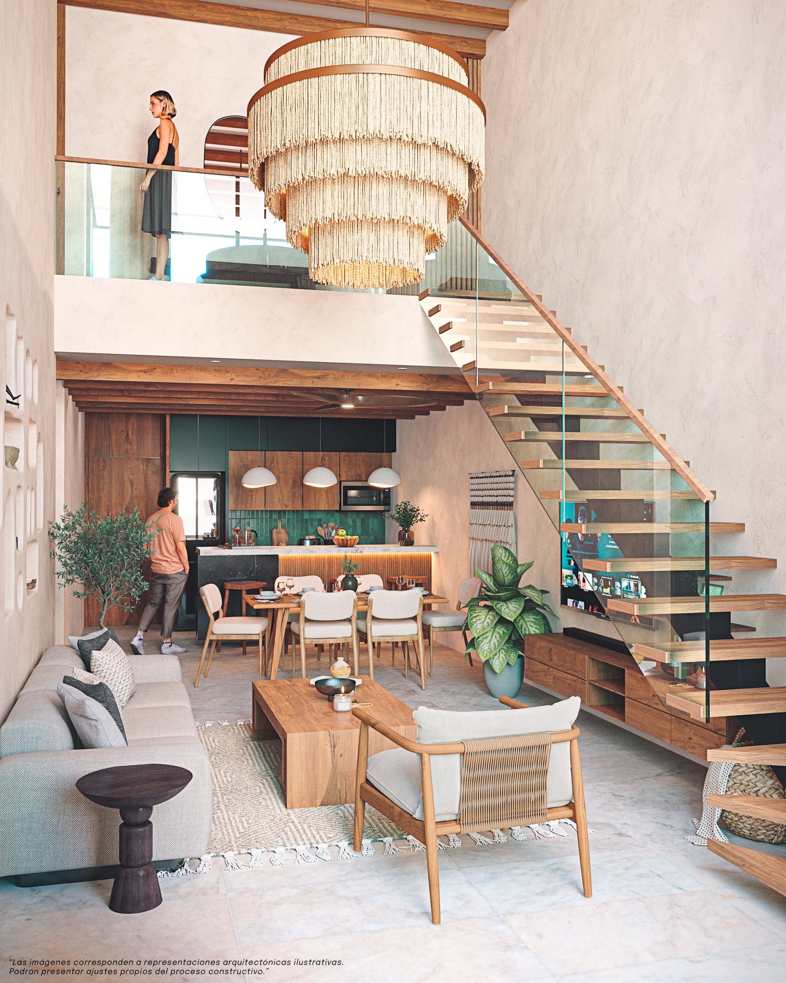 Interior de un loft HIMÁ
